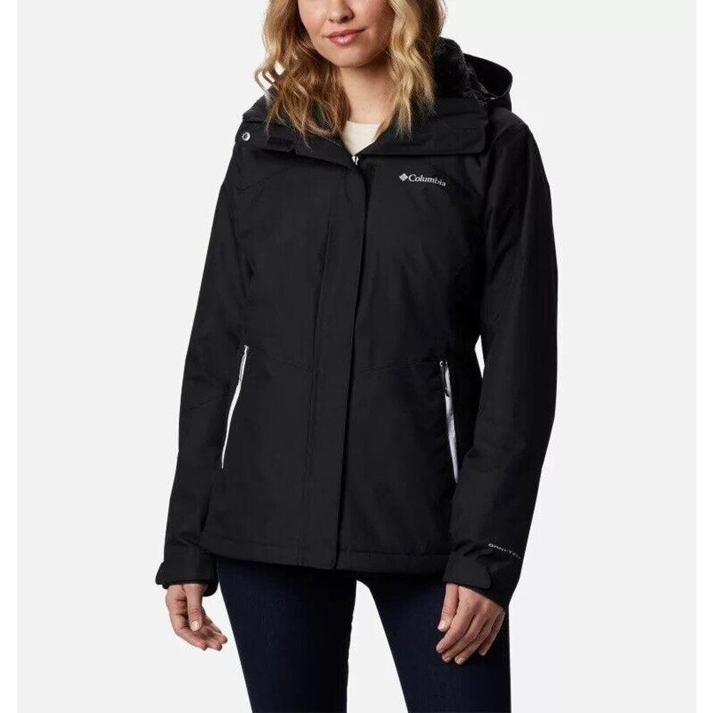 Columbia womens Bugaboo Fleece Interchangeable Snow Rain Jacket 3 In 1 Small EUC